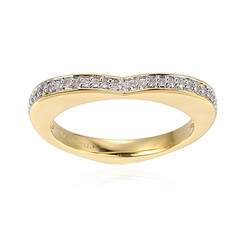 Anello in ottone con Diamante I3 (I) (Juwelo Style)