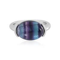Anello in argento con Fluorite Bicolore