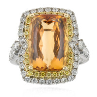 Anello in oro con Topazio Imperiale (CIRARI)