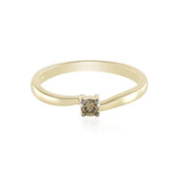 Anello in oro con Diamante Champagne SI2