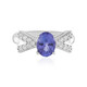 Anello in argento con Tanzanite