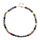 Collana in argento con Zaffiro Fancy