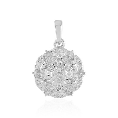 Ciondolo in argento con Diamante I2 (I)
