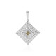 Ciondolo in oro con Diamante Champagne I2 (Ornaments by de Melo)