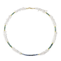 Collana in argento con Quarzo Bianco