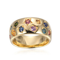 Anello in argento con Ametista (Adela Gold)