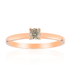 Anello in oro con Diamante Rose de France SI1 di Argyle