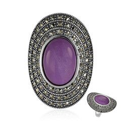 Anello in argento con Fosfosiderite (Annette classic)