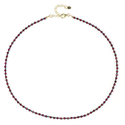Collana in argento con Granato Mozambico