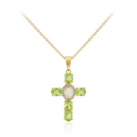 Collana in argento con Opale di Welo