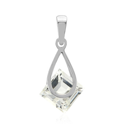 Ciondolo in argento con Topazio Bianco