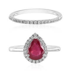 Anello in argento con Rubino Bemainty