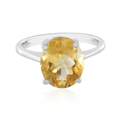 Anello in argento con Citrino