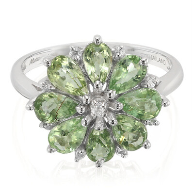 Anello in argento con Tormalina Paraíba