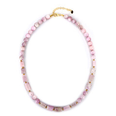 Collana in argento con Kunzite