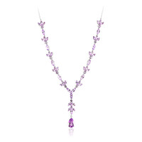 Collana in argento con Ametista Boliviana