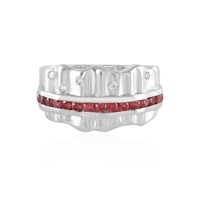 Anello in argento con Rubino Tanzania (de Melo)
