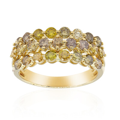 Anello in oro con Diamante Fancy SI2 (CIRARI)