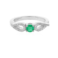 Anello in argento con Smeraldo Colombiano