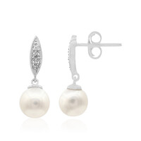 Orecchini in argento con Perla di Acqua Dolce