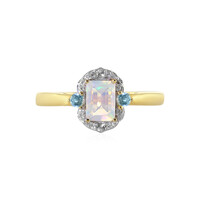 Anello in argento con Opale di Welo