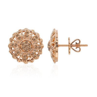 Orecchini in oro con Diamante Rose de France SI1 di Argyle (Annette)