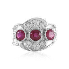 Anello in argento con Rubino del Madagascar (de Melo)