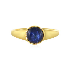 Anello in argento con Zaffiro Stellato Blu