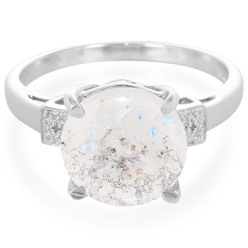 Collana Ippocampo da Donna in Argento Dorato e Quarzi - Charme - IPCR89