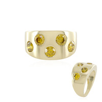 Anello in oro con Diamante Giallo I2 (de Melo)