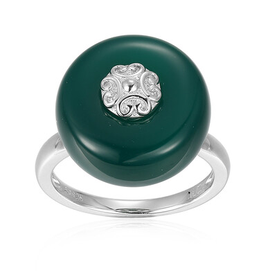 Anello in argento con Agata