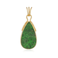 Ciondolo in argento con Uvarovite