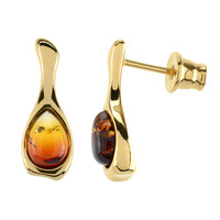 Orecchini in argento con Ambra Baltica
