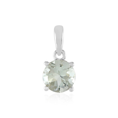 Ciondolo in argento con Ametista Verde