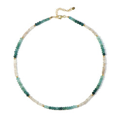 Collana in argento con Grandidierite