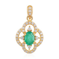 Ciondolo in argento con Smeraldo Socoto