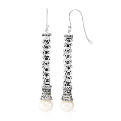 Orecchini in argento con Perla di Acqua Dolce (Nan Collection)