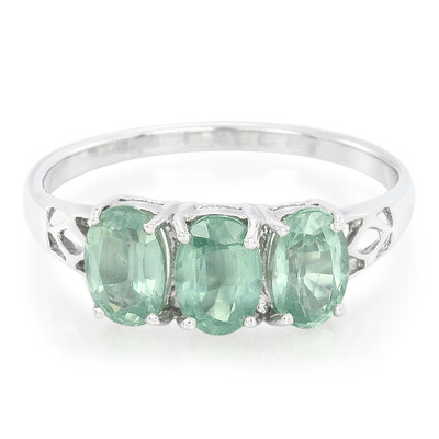 Anello in argento con Cianite Menta