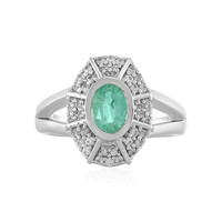 Anello in argento con Smeraldo Etiope