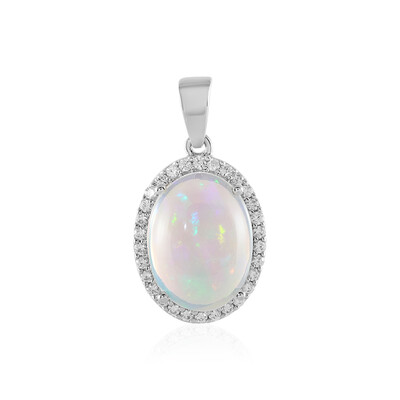 Ciondolo in argento con Opale di Welo