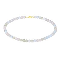 Collana in argento con Berillo Fancy