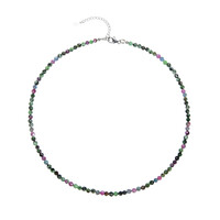 Collana in argento con Rubino Zoisite