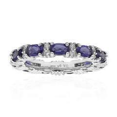 Anello in argento con Iolite