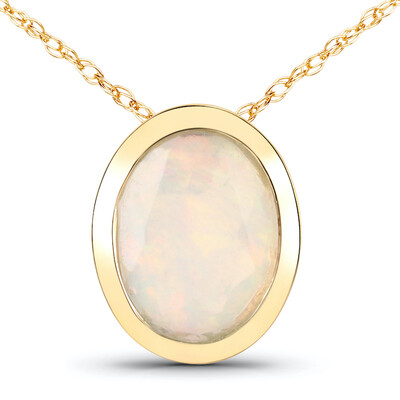 Collana in oro con Opale di Welo