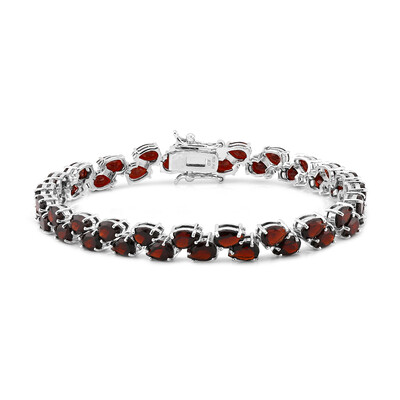 Bracciale in argento con Granato