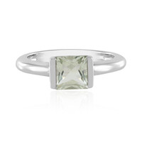 Anello in argento con Ametista Verde