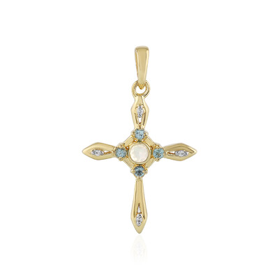 Ciondolo in argento con Opale di Welo