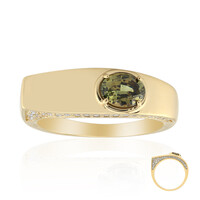 Anello in oro con Demantoide del Madagascar (de Melo)