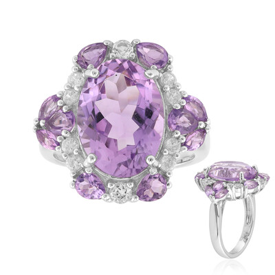 Anello in argento con Ametista Boliviana