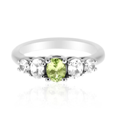 Anello in argento con Granato Mali